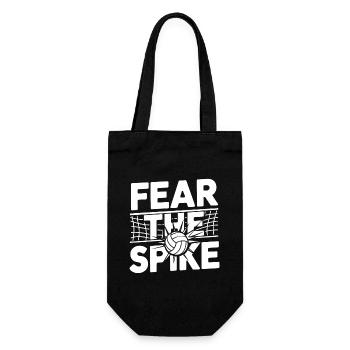 Joueur De Volley-ball Et Fan Spike Service - Sac à bouteille - noir - Devant