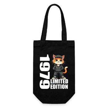 Limited Edition 1979 Birthday Born 1979 - Gift Bag for Bottles - black - Front