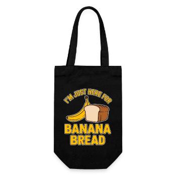 Banana Bread Dire Drôle Banana Bread Cadeau - Sac à bouteille - noir - Devant