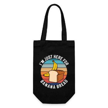Banana Bread Dire Drôle Banana Bread Cadeau - Sac à bouteille - noir - Devant