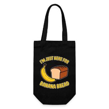 Banana Bread Dire Drôle Banana Bread Cadeau - Sac à bouteille - noir - Devant