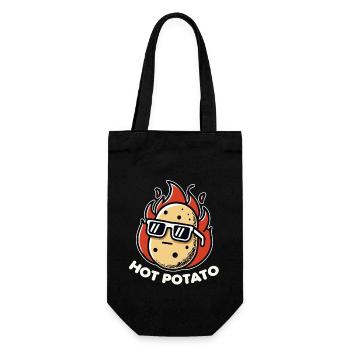Cool Hot Patate Légumes Régime végétalien - Sac à bouteille - noir - Devant