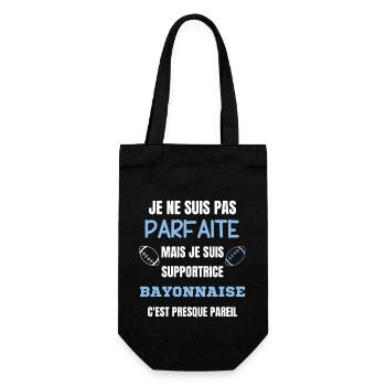 Supportrice Bayonnaise Parfaite Rugby - Sac à bouteille - noir - Devant