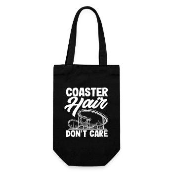 Roller Coaster Hair Doesn't Matter Adventure - Gift Bag for Bottles - black - Front