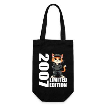Limited Edition 2007 Geburtstag 2007 Geboren - Geschenkbeutel für Flaschen - Schwarz - Vorne