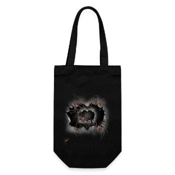 Halloween Spinnen Spinne Spinnen Phobie Panik - Geschenkbeutel für Flaschen - Schwarz - Vorne