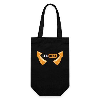 Leg Rest Humor Arrows Funny Relaxation - Gift Bag for Bottles - black - Front