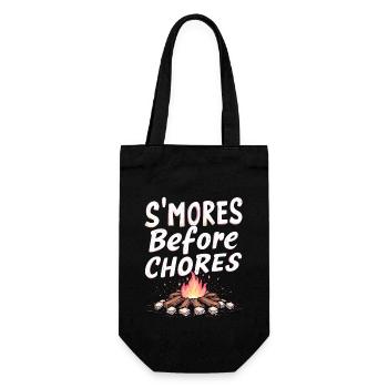Fire Pits Backyard Gatherings In - Gift Bag for Bottles - black - Front