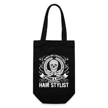 Hair Stylist Proud Hair Stylist - Gift Bag for Bottles - black - Front