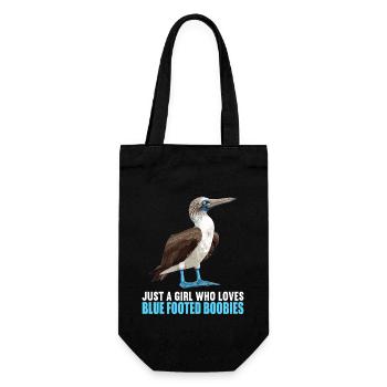 Blue-footed booby - Gift Bag for Bottles - black - Front