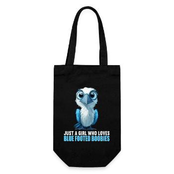 Blue-footed booby - Gift Bag for Bottles - black - Front