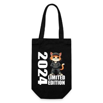 Limited Edition 2024 Geburtstag 2024 Geboren - Geschenkbeutel für Flaschen - Schwarz - Vorne