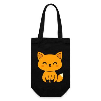 Fox - Gift Bag for Bottles - black - Front