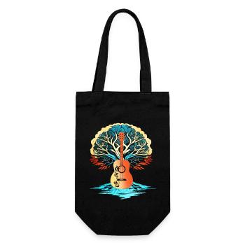 Yggdrasil Nature Musicien Arbre De Vie - Sac à bouteille - noir - Devant