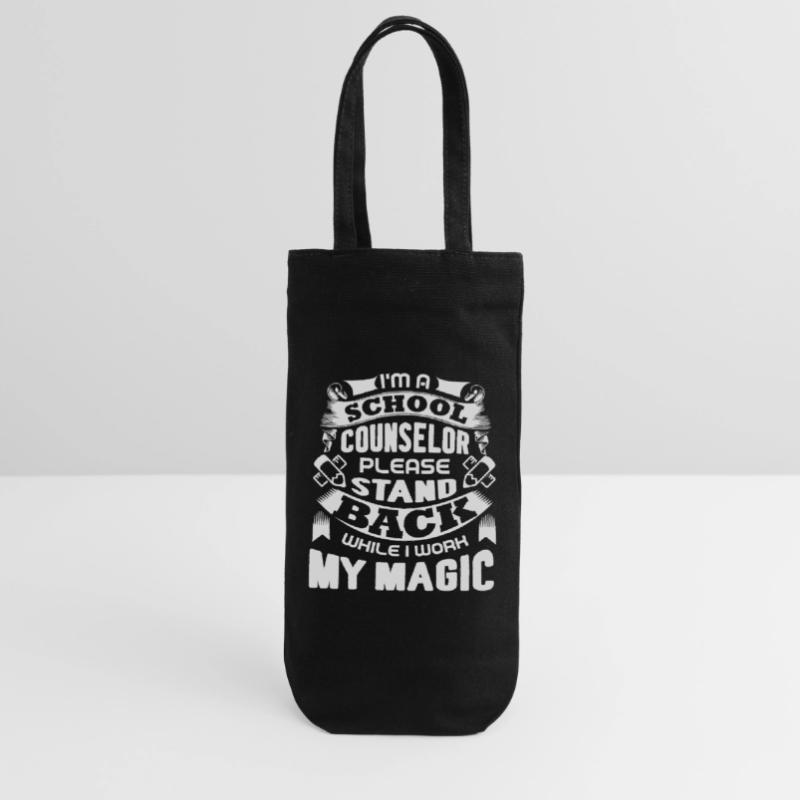 School Counselor Please Stand Back While I Work Gift Bag for Bottles
