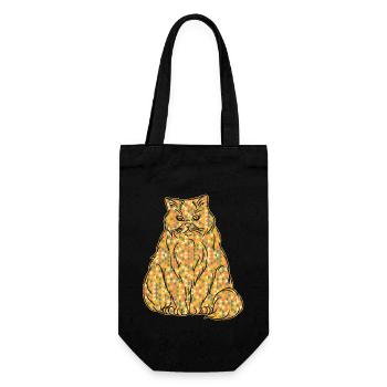 Himalayan Cat Himalayan Cat Geometric - Gift Bag for Bottles - black - Front