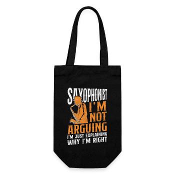 Saxophoniste Saxophoniste Je ne suis pas - Sac à bouteille - noir - Devant