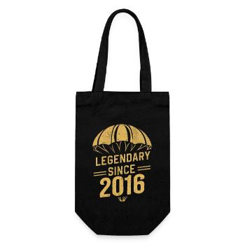 Legendary Since 2016 - Skydiver Birthday Vintage - Gift Bag for Bottles - black - Front