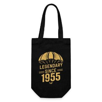 Legendary Since 1955 - Skydiver Birthday Vintage - Gift Bag for Bottles - black - Front