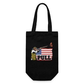 Tir à la traction Sports Drapeau USA Tir au pigeon d’argile - Sac à bouteille - noir - Devant