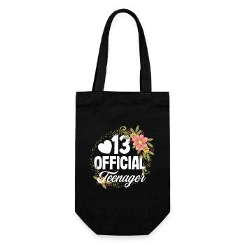 13e anniversaire Officiel Adolescent - Sac à bouteille - noir - Devant
