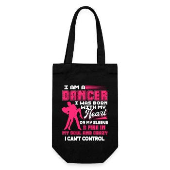 Dancer I am A Dancer - Gift Bag for Bottles - black - Front