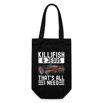 Killifisch Aquarium Amateurs de poissons - Sac à bouteille - noir - Devant