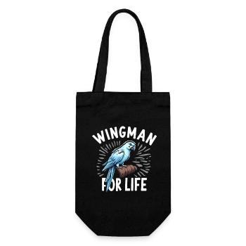 Parrot Owner Parrot Life And Exotic - Gift Bag for Bottles - black - Front