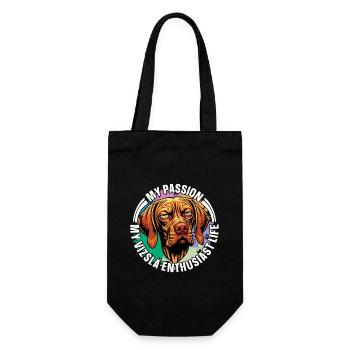 Vizsla Enthusiast Ma Passion Mon Vizsla Éleveur de Chiens - Sac à bouteille - noir - Devant