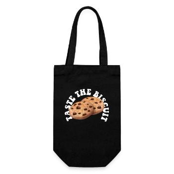 Taste The Biscuit Taste The Goodness - Gift Bag for Bottles - black - Front