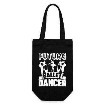 Ballet Dancer Future Ballet Dancer - Gift Bag for Bottles - black - Front