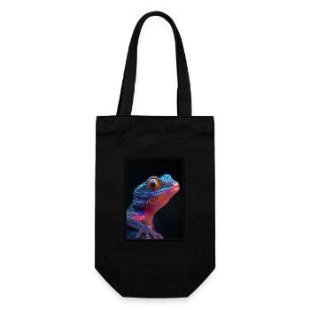 Geckos Gecko - Gift Bag for Bottles - black - Front