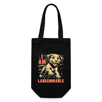 Labrador Retriever I Am Labradorable Sports canins - Sac à bouteille - noir - Devant