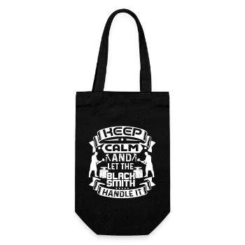 Blacksmith Let The Blacksmith Handle It - Gift Bag for Bottles - black - Front