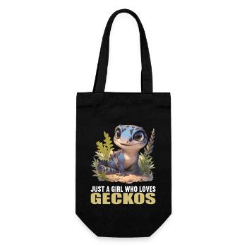 Geckos Gecko - Gift Bag for Bottles - black - Front