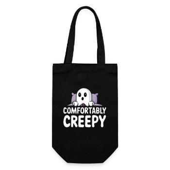 Cozy, Horror, Aesthetics, Spooky, Cozy - Gift Bag for Bottles - black - Front
