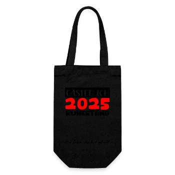 Pension 2025 Livre d'or Pension Retraite Grand-mère Grand-père - Sac à bouteille - noir - Devant