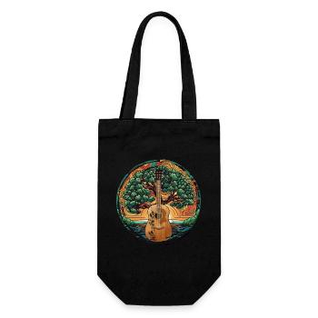 Yggdrasil Musicien de la nature Arbre de vie - Sac à bouteille - noir - Devant