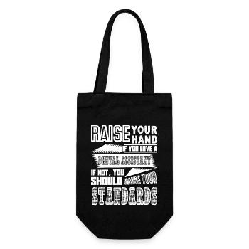 Dental Assistant Love A Dental Assistant - Gift Bag for Bottles - black - Front