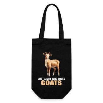 goats goat - Gift Bag for Bottles - black - Front