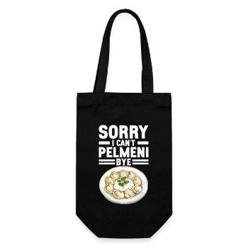 Pelmeni Cuisine russe - Sac à bouteille - noir - Devant