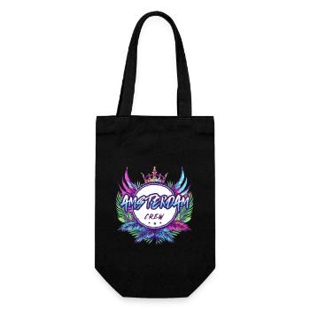 Équipage d’Amsterdam coloré - Sac à bouteille - noir - Devant