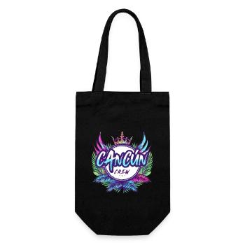 Cancun Crew Colorful - Gift Bag for Bottles - black - Front