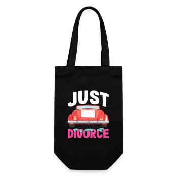 Juste marié Style Juste Divorce - Sac à bouteille - noir - Devant