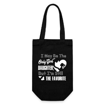 Mother's Day I May be The God Daughter - Gift Bag for Bottles - black - Front