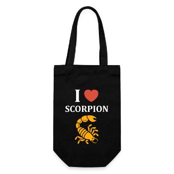 scorpion - Gift Bag for Bottles - black - Front