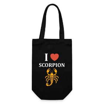 scorpion - Gift Bag for Bottles - black - Front