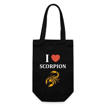 scorpion - Gift Bag for Bottles - black - Front