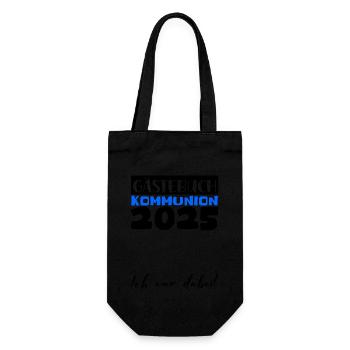 Communion 2025 Livre d’or Cadeau Fille Garçons - Sac à bouteille - noir - Devant