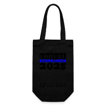 Livre d'Or Communion 2025 Cadeau Filles Garçons - Sac à bouteille - noir - Devant